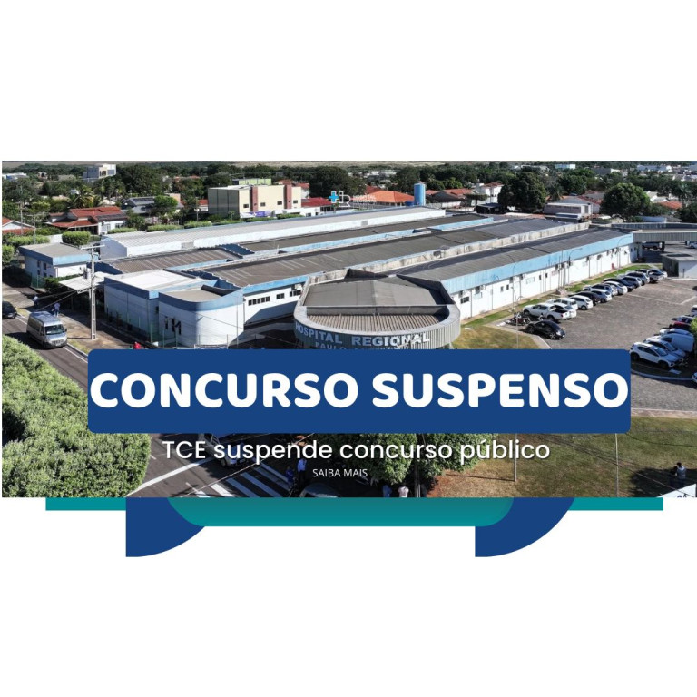 TCE suspende concurso público do CISMA